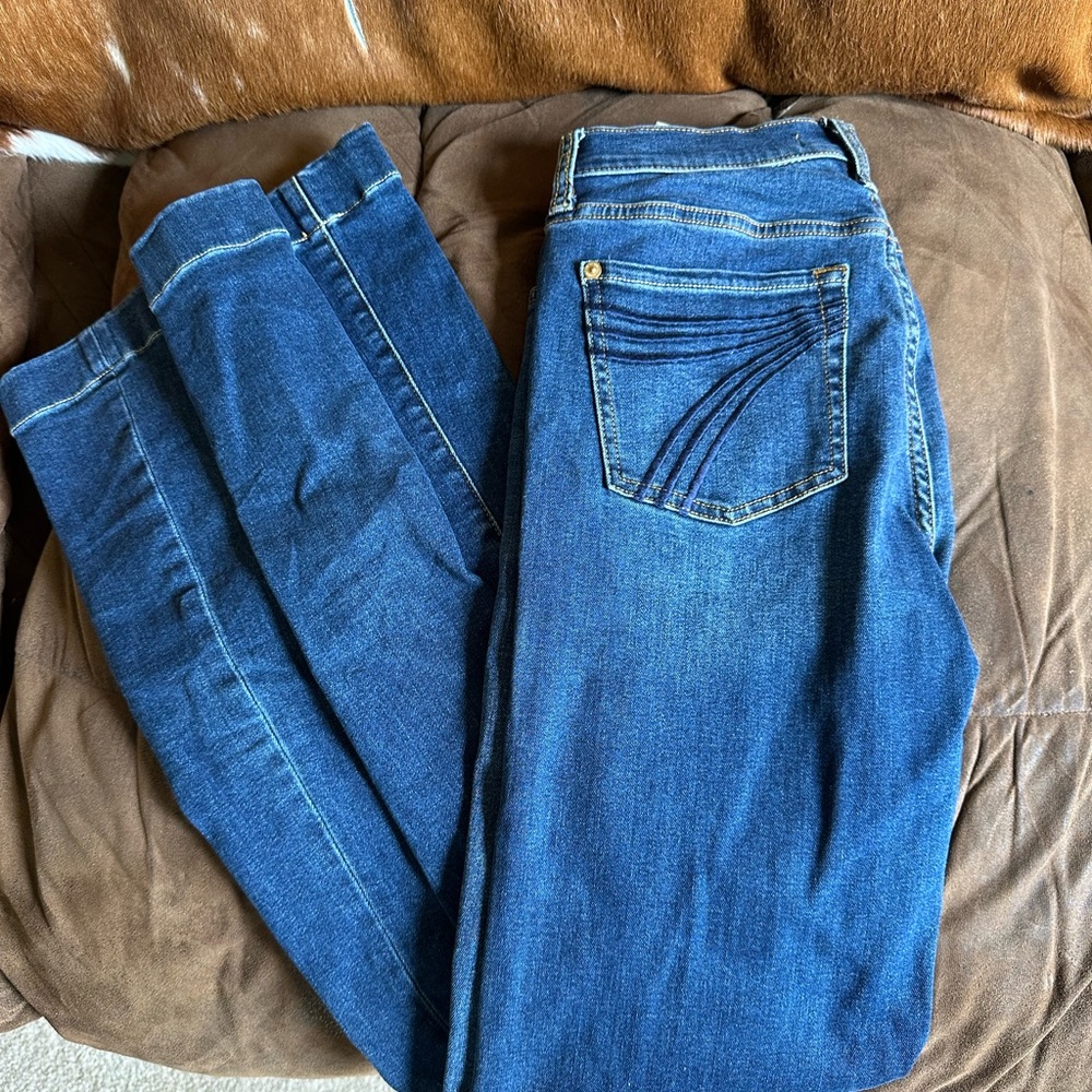 7 For All Mankind Blue Flare & Wide Leg Jeans
